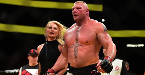 Rena Lesnar and Brock Lesnar at UFC 200
