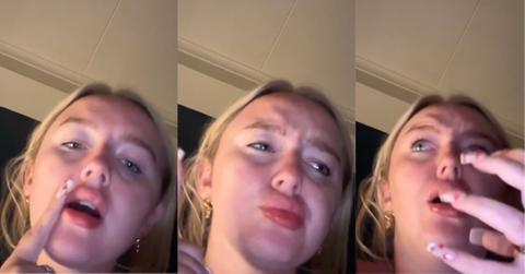 Keely McGrath applied a dab of perfume to a cold sore, which led to a painful reaction