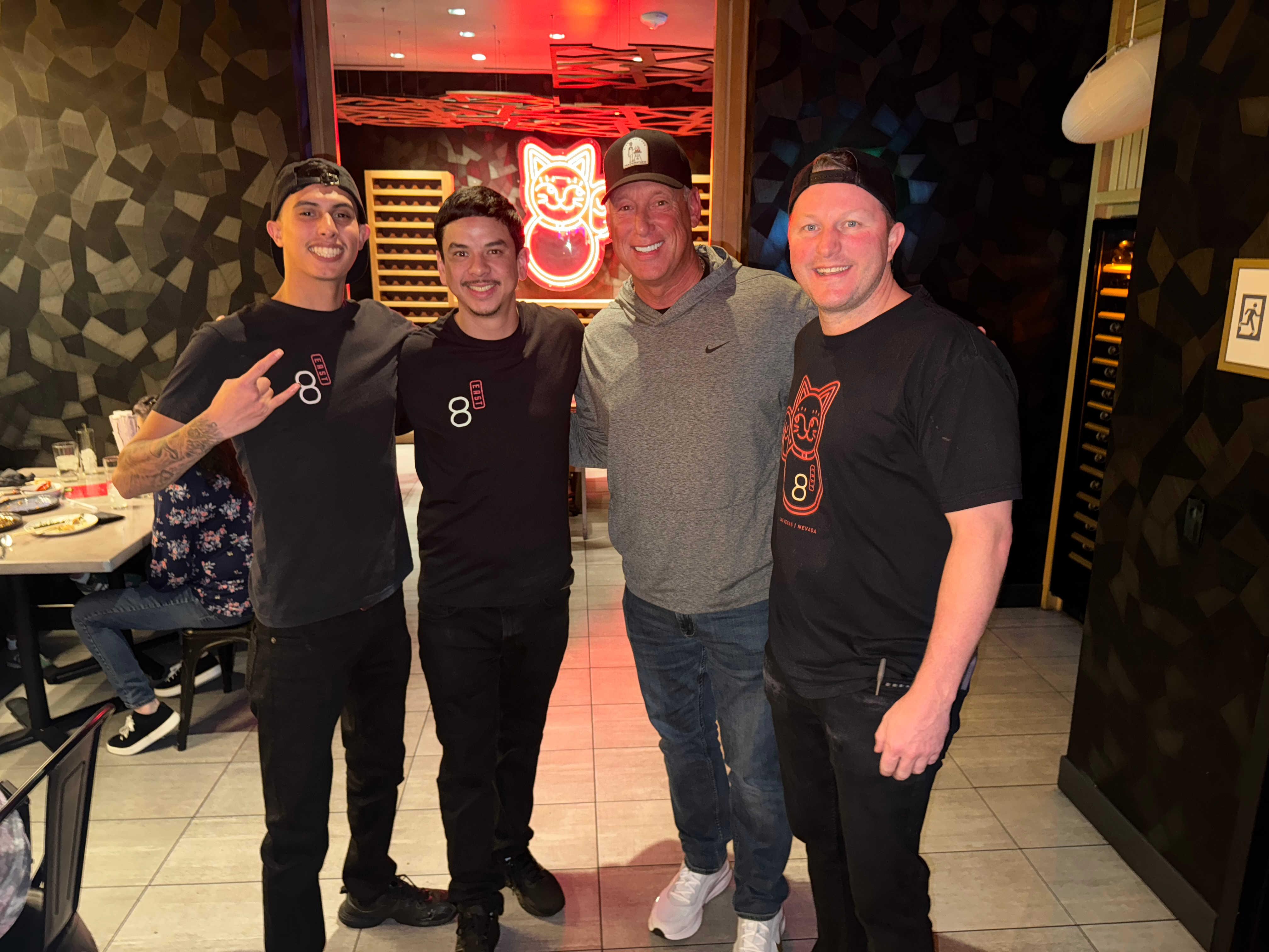 mlb legend diamnodbacks world series champ luis gonzalez east asian cuisine circa las vegas