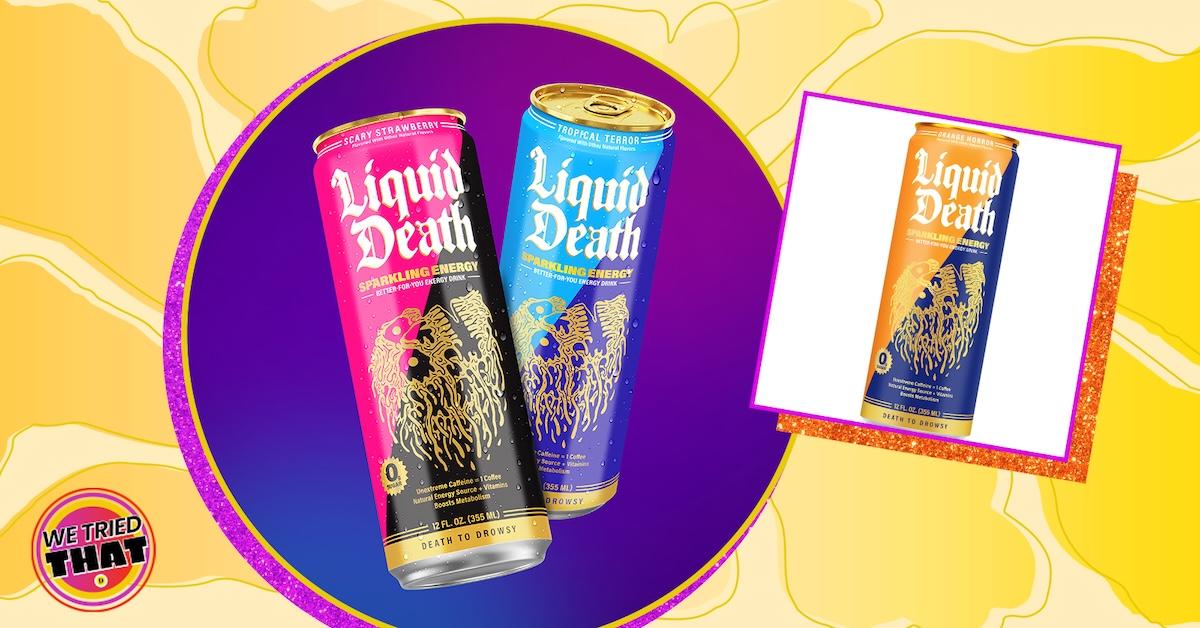 Liquid Death's Sparkling Energy Drinks