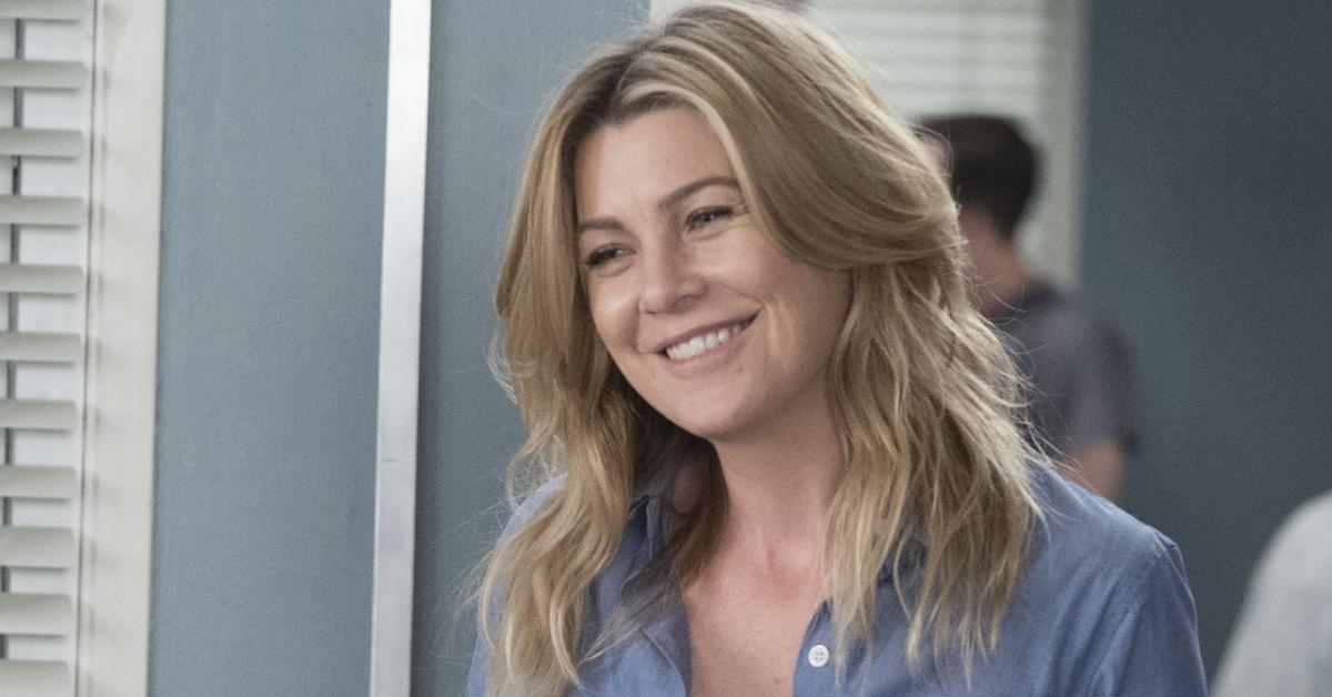Ellen Pompeo as Meredith in Grey's Anatomy.