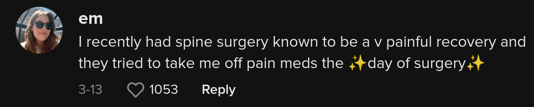 pain meds double standard