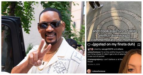 Will Smith's driveway