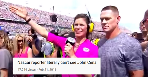 why is john cena invisible