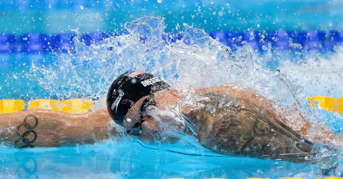 Caeleb Dressel at the Tokyo Olympics