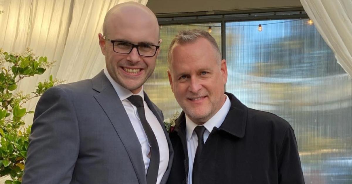 Dave Coulier with his son Luc.