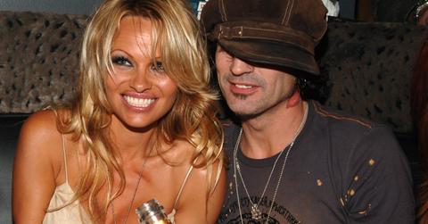 (l-r): Pamela Anderson and Tommy Lee