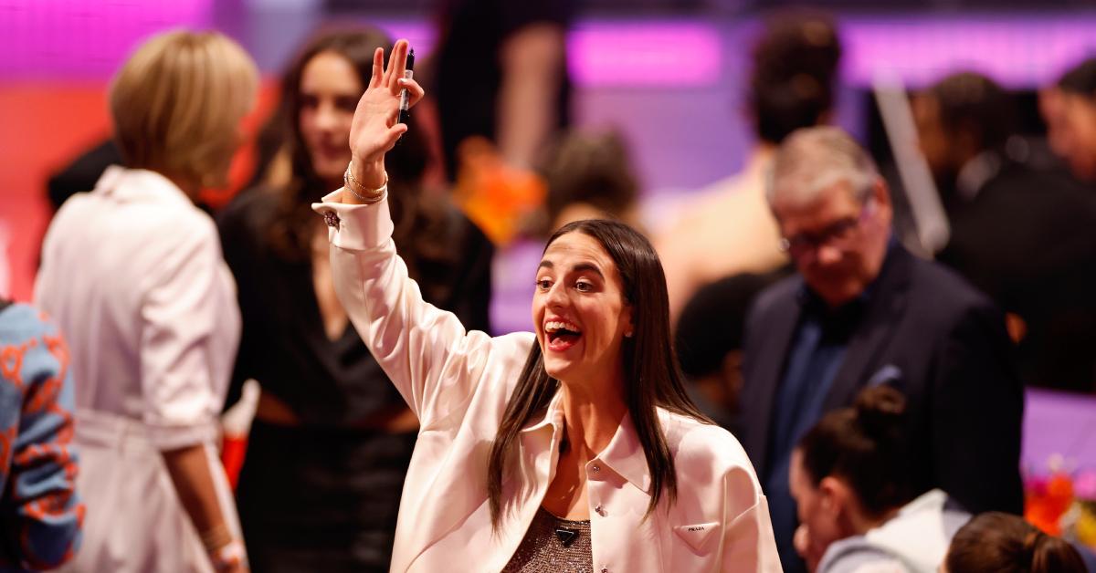 Caitlin Clark at the WNBA Draft