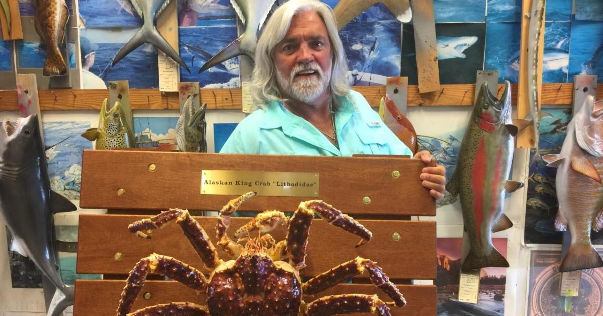 Wild Bill holding a King Crab