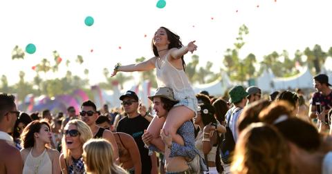 Music festival fans attend Coachella Valley Music & Arts Festival.