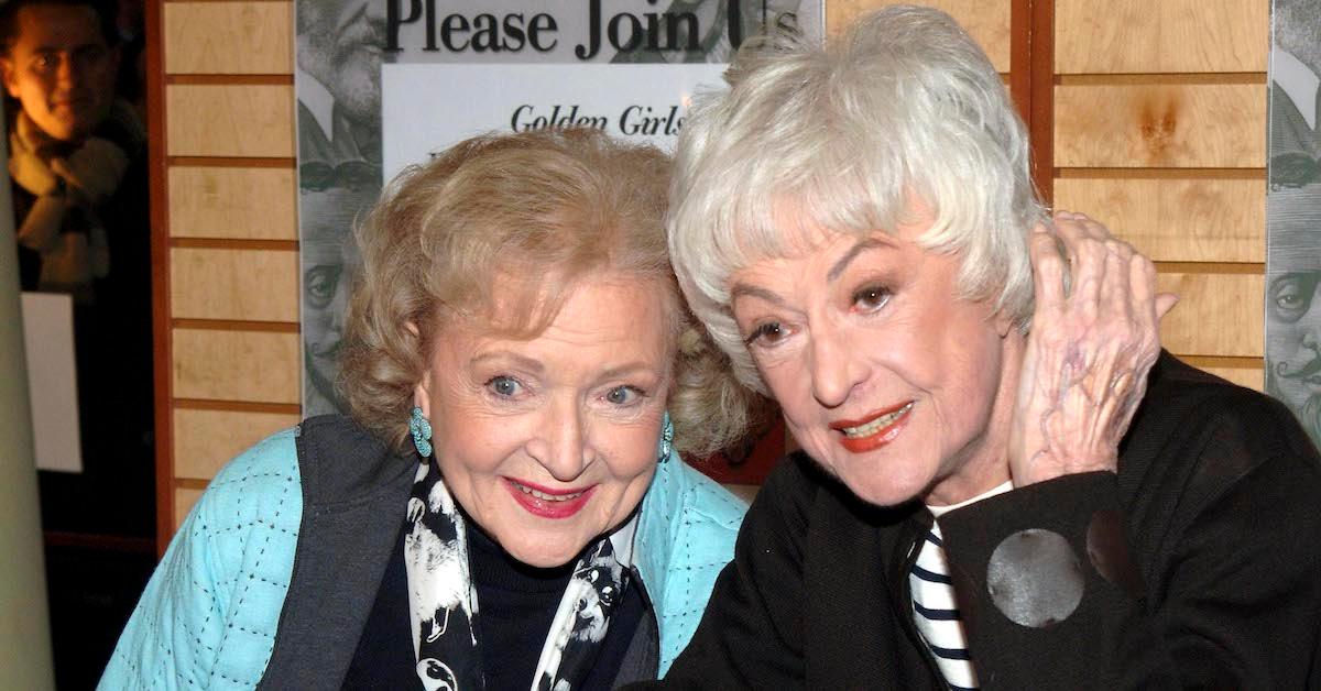 Betty White and Bea Arthur at a 2005 Book Signing