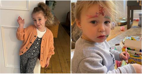 Hilary Duff's two daughters, Mae James and Banks Violet