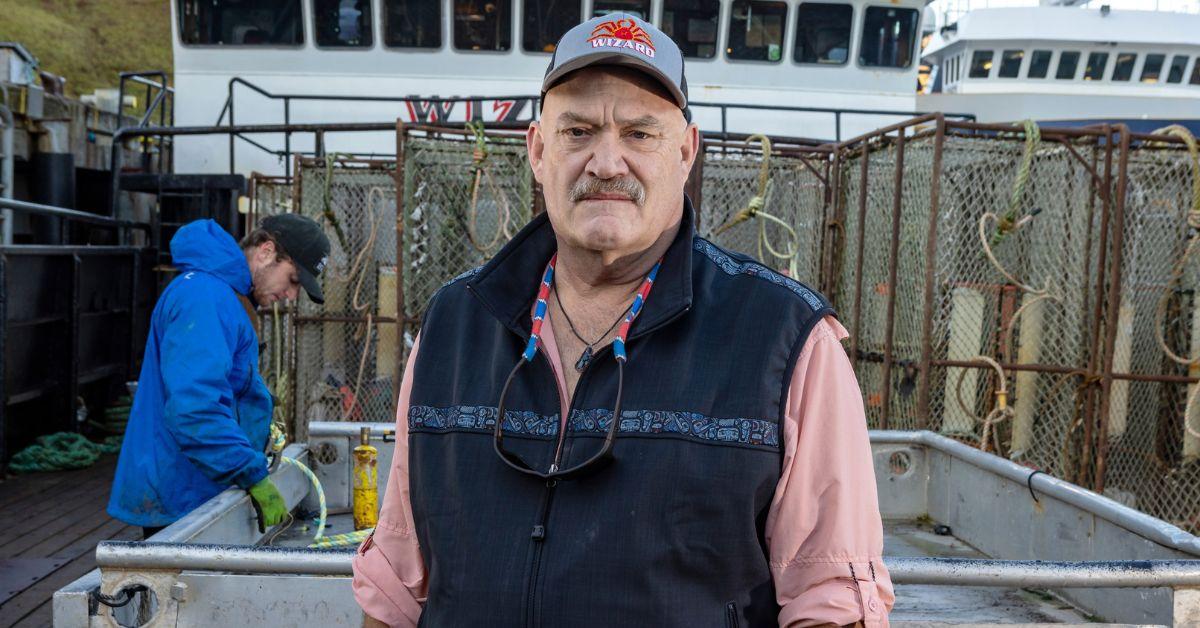 Captain Keith Colburn poses on the FV Wizard for 'Deadliest Catch' Season 20 for promo photo