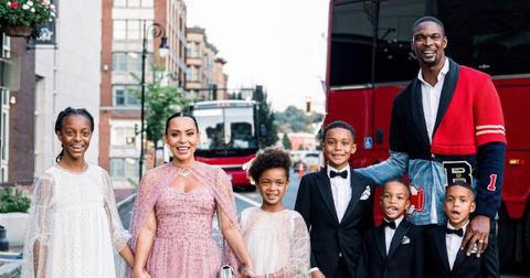 Chris Bosh celebrates birthday with his family