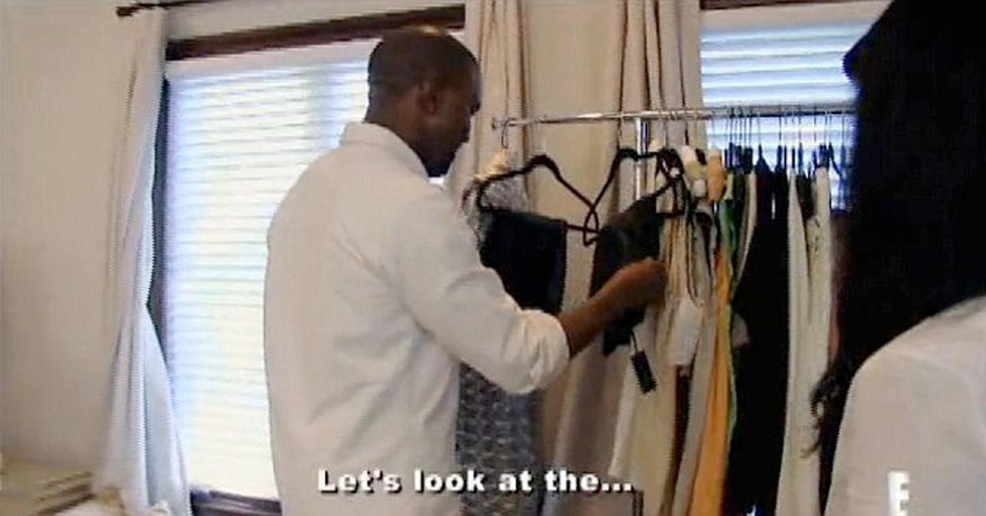 kim kanye closet