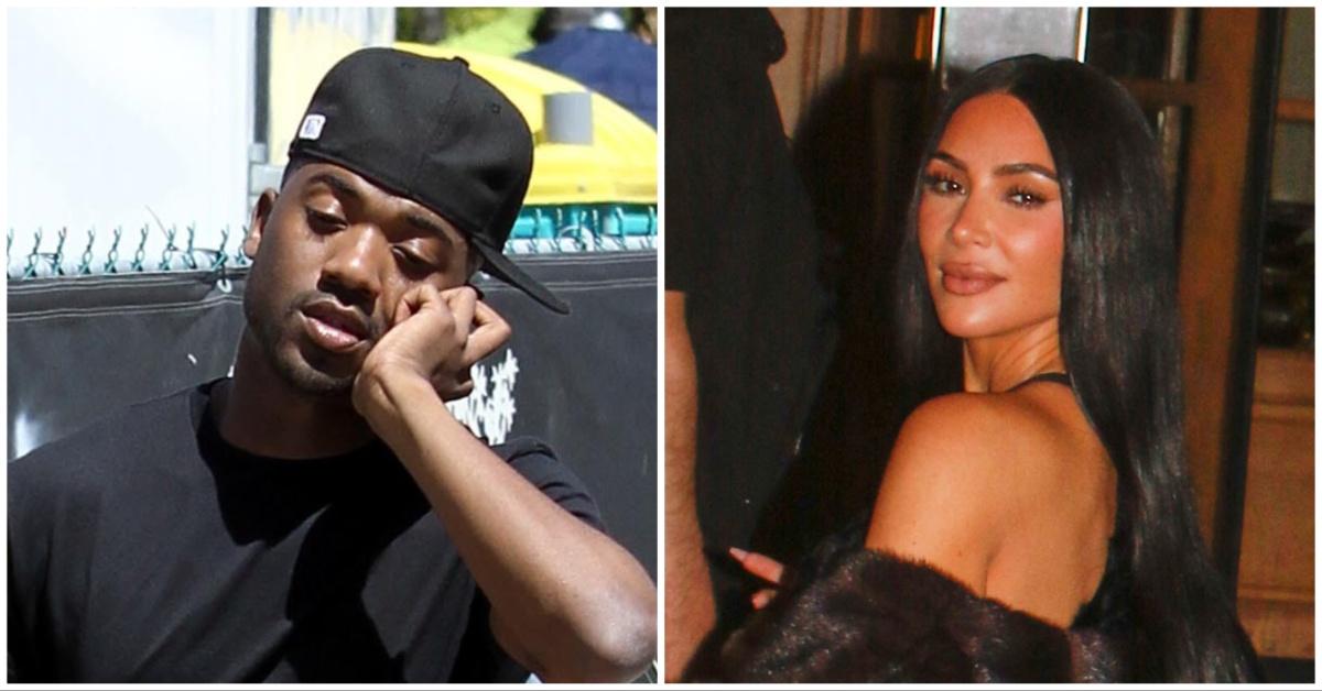 Ray J and Kim Kardashian. 
