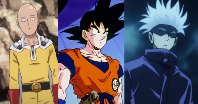 Saitama ,Son Goku, and Satoru Gojo