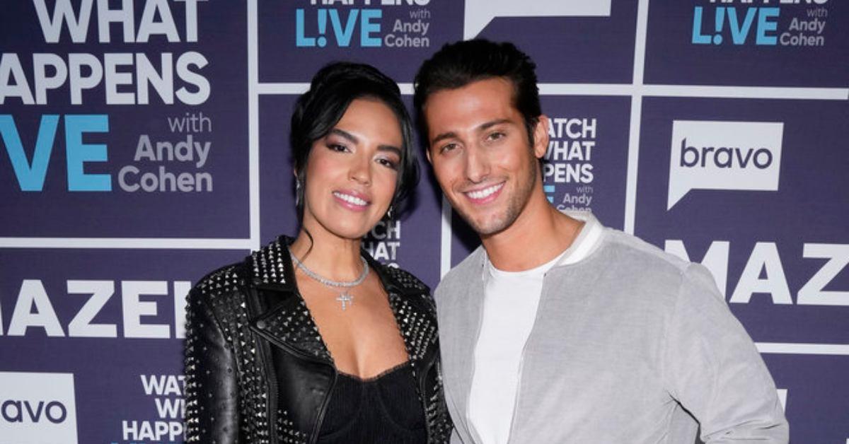 Danielle Olivera and Joe Bradley at 'WWHL' 