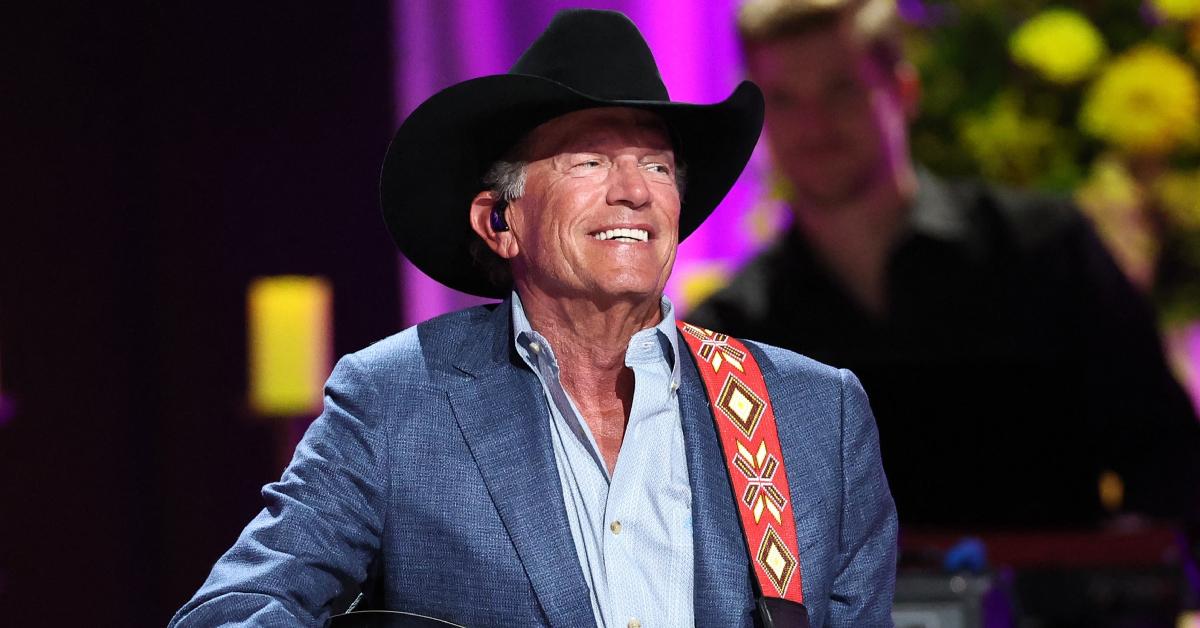 George Strait performing in 2022.