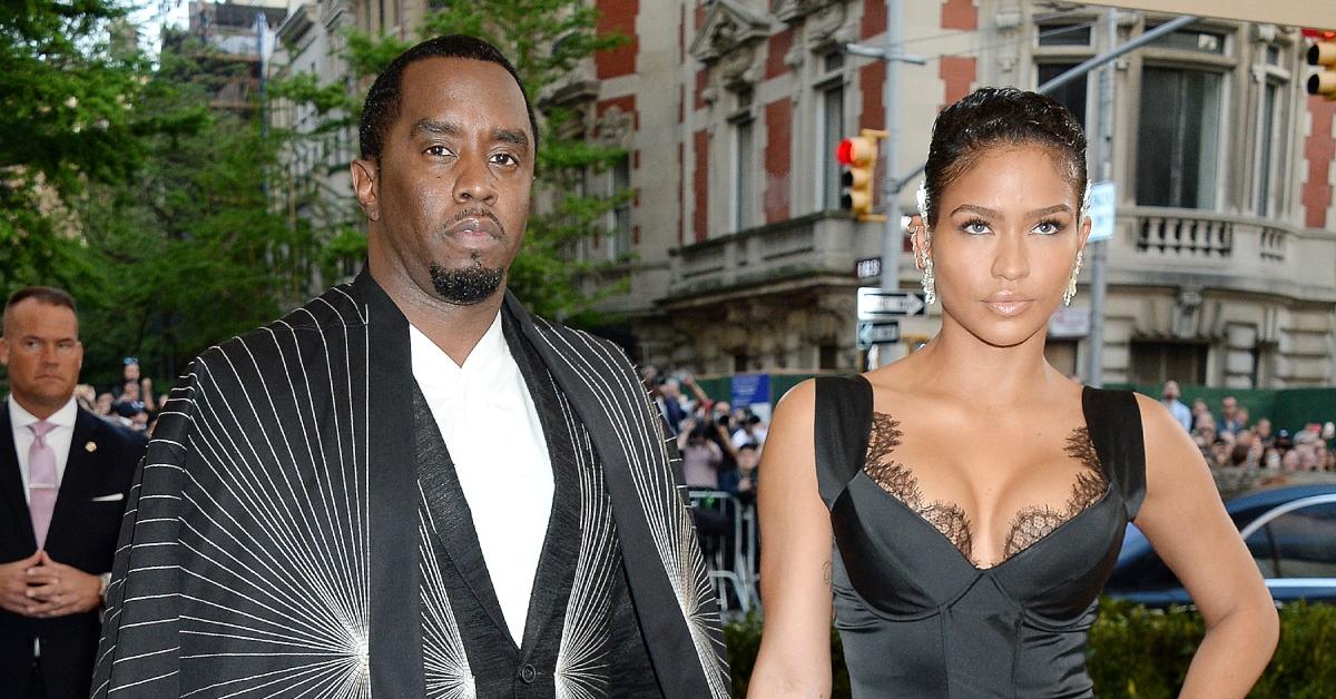 (l-r): Diddy and Cassie