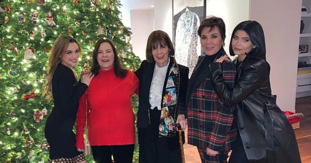 Kris Jenner with sister Karen Houghton, mom Mary Jo "MJ" Campbell, daughter Kylie Jenner, and niece Natalie Zettel