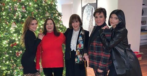 Kris Jenner with sister Karen Houghton, mom Mary Jo "MJ" Campbell, daughter Kylie Jenner, and niece Natalie Zettel