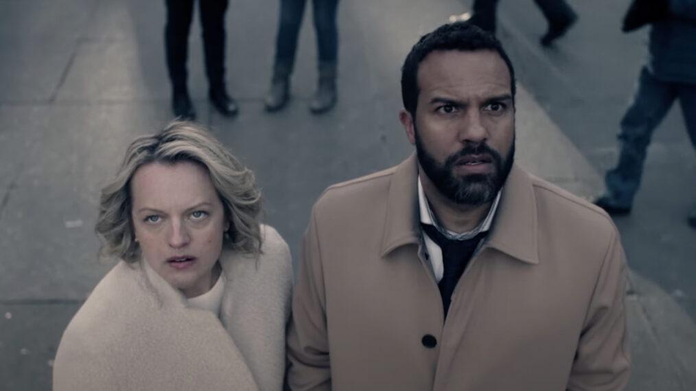 June and Luke in 'The Handmaid's Tale'