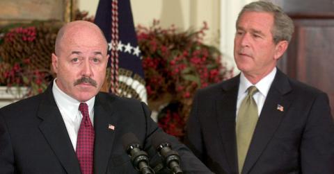 (L-R): Bernard Kerik and former president George W. Bush