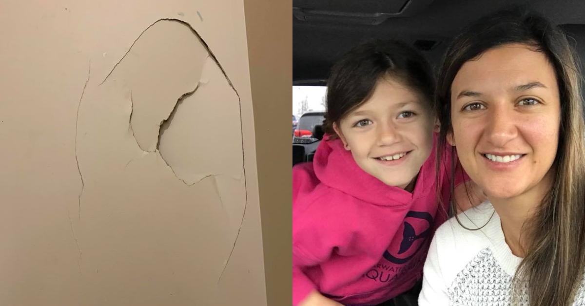 Mom Explains Why She Didn't "Punish" Daughter For Putting a Hole Through a Wall