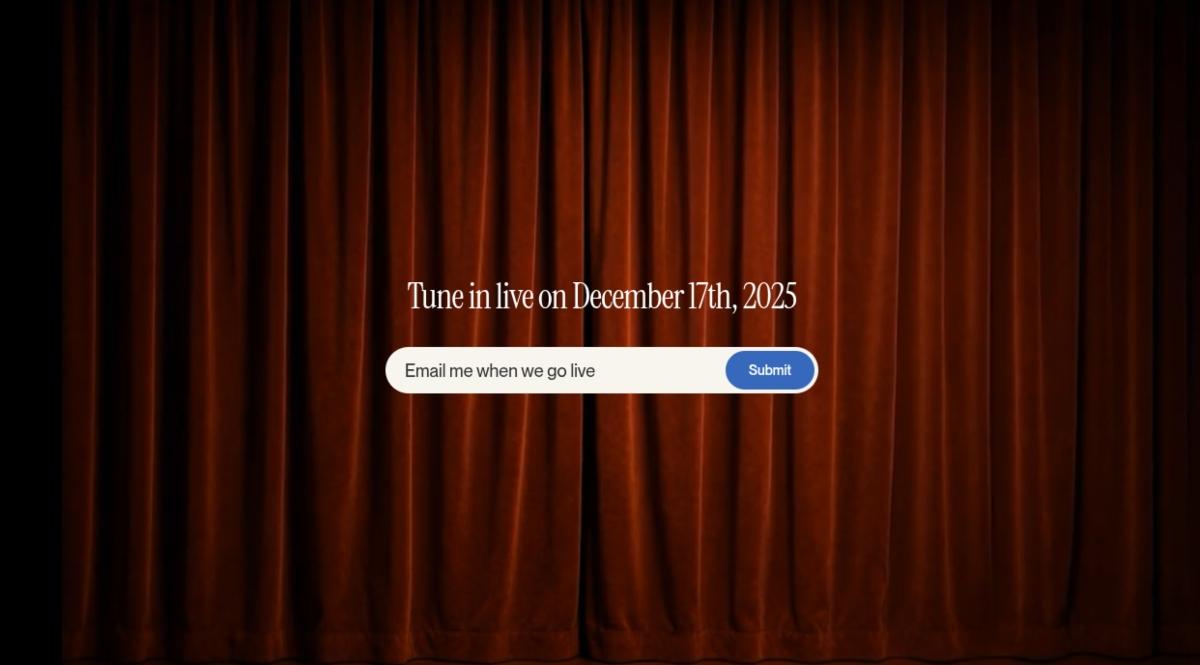 Trump Account website details with paunch date.