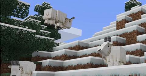 Goats in 'Minecraft'