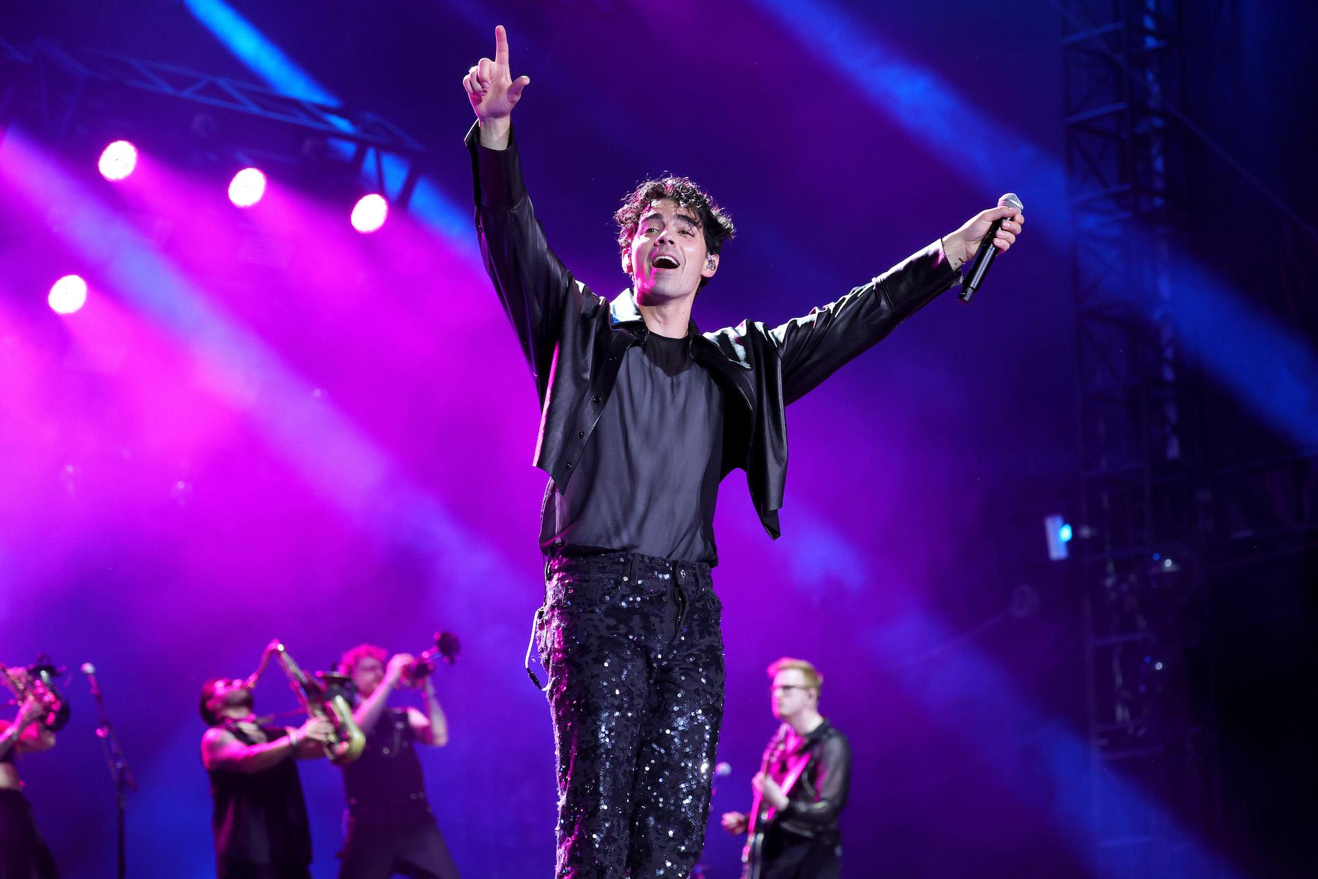 Joe Jonas performs onstage during Jonas Brothers “Five Albums, One Night” Tour - New York at Yankee Stadium