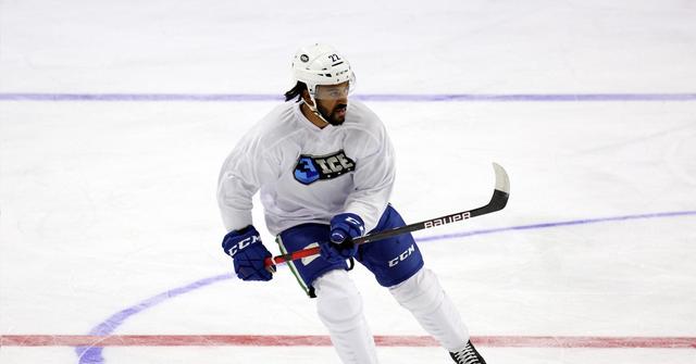 Matt Petgrave at the 3ICE Hockey Open Skating Session at the Orleans Arena on April 18, 2022