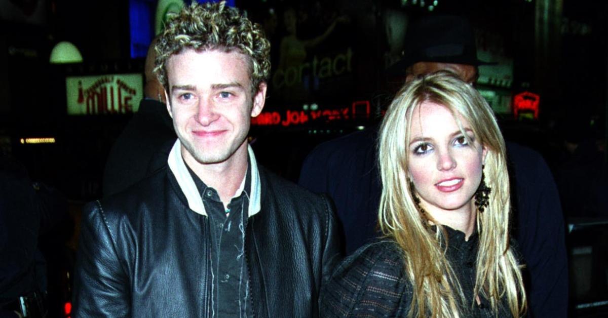 Britney Spears and Justin Timberlake during Crossroads Release Party at Planet Hollywood, New York City