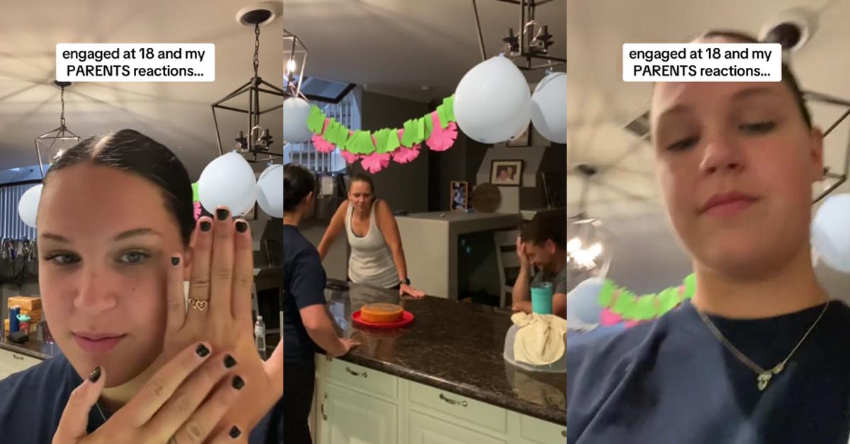 Parents React to 18-Year-Old Daughter Engagement