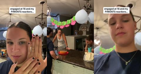 Parents React to 18-Year-Old Daughter Engagement