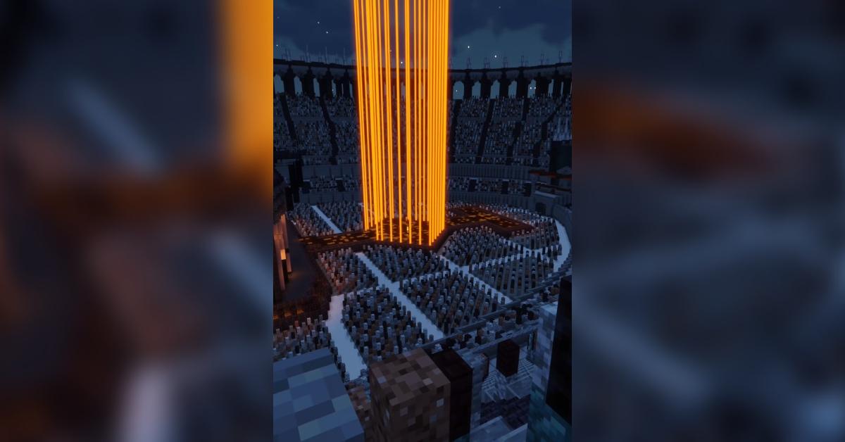 The recreation of Taylor's Era's Tour in 'Minecraft' by Kingdoms of Altera on TikTok