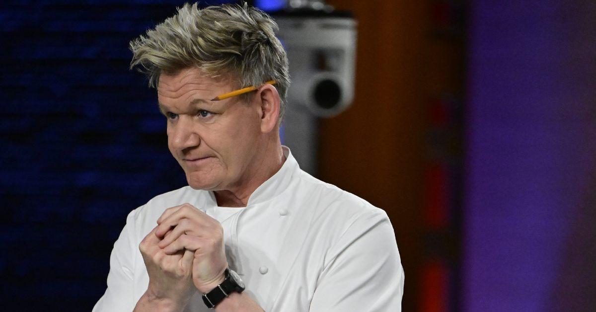 Gordon Ramsey hosting 'Hell's Kitchen'