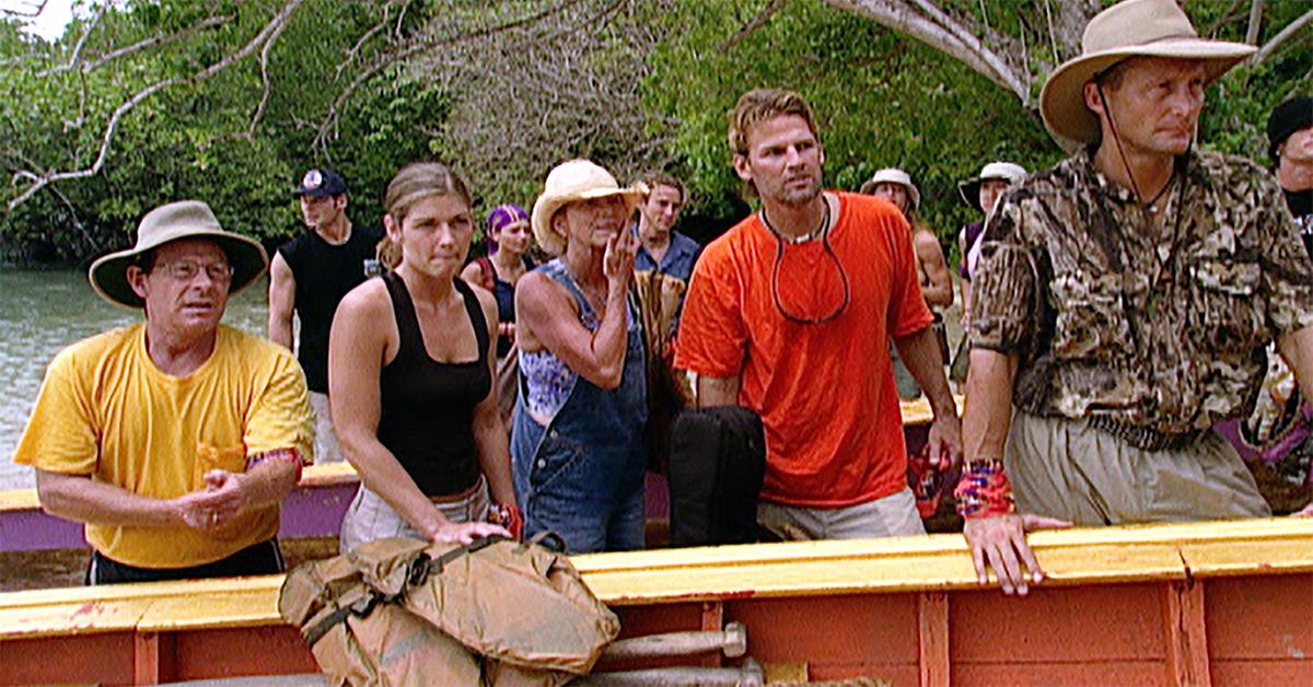 John Raymond and the cast of 'Survivor.' 