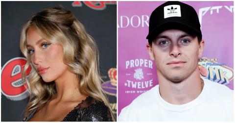 Alix Earle and Braxton Barrios side by side split