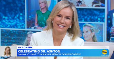 Dr. Jennifer Ashton aka Dr. Jen wearing a white blazer on her last day on Good Morning America, June 27, 2024