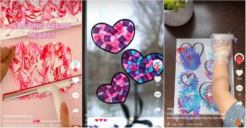 TikTok Valentine's Day Crafts