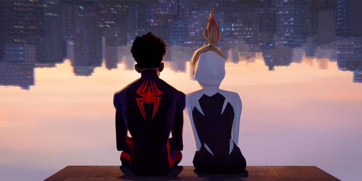 Miles Morales and Gwen Stacy in 'Across the Spider-Verse'