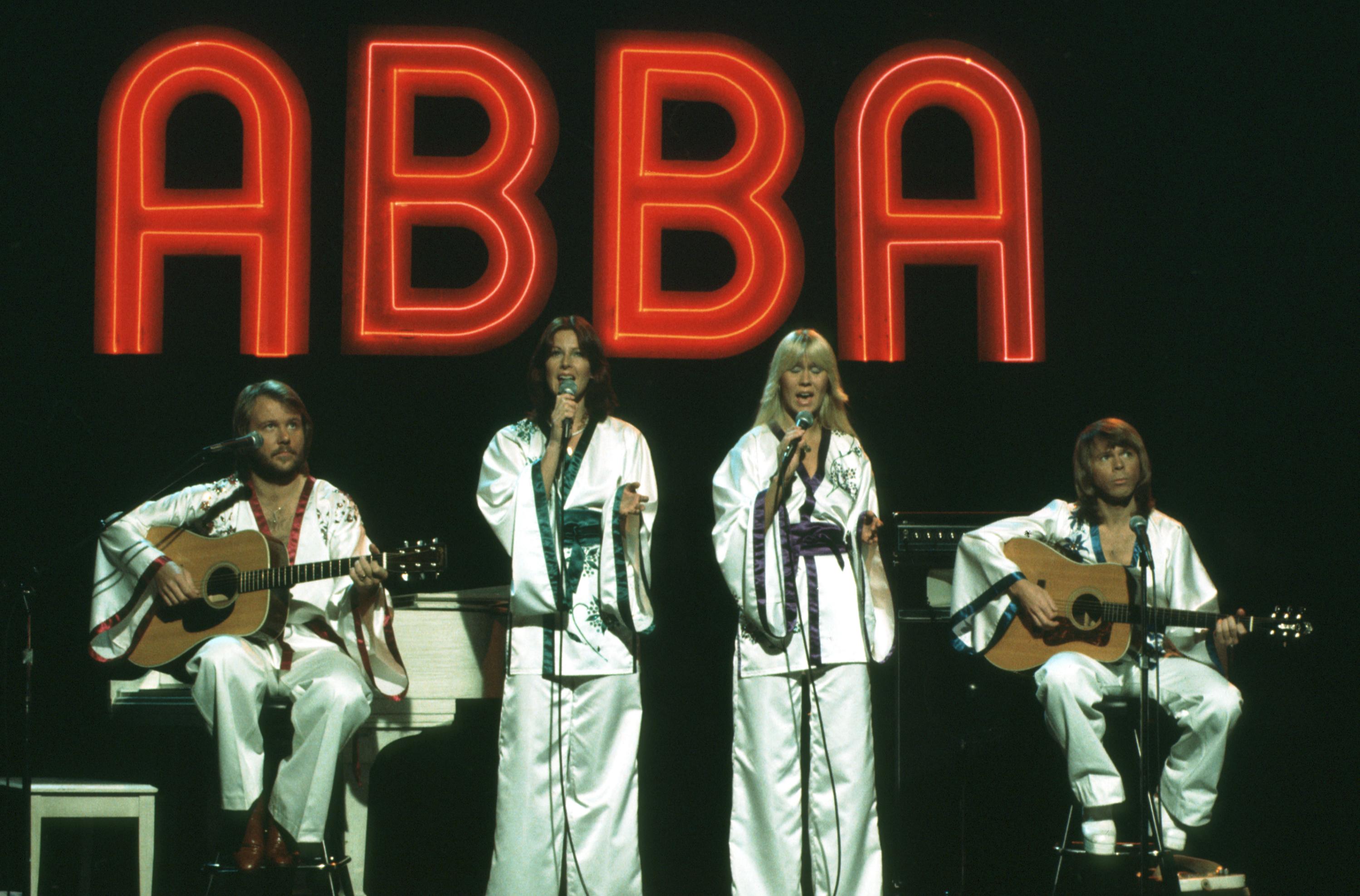 ABBA performing during their prime