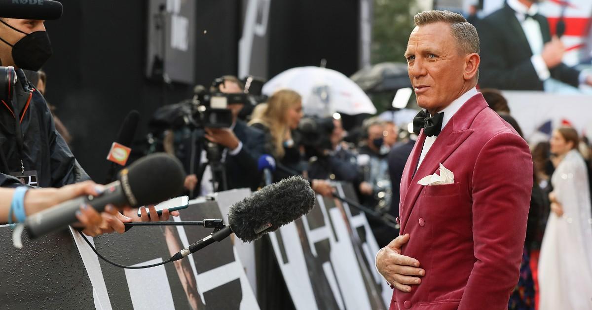 Daniel Craig at the World Premiere of 'No Time to Die'