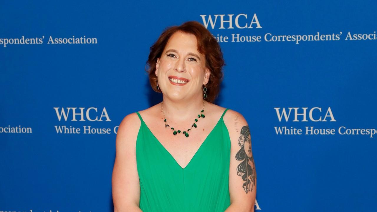 Amy Schneider attends the 2022 White House Correspondents' Association Dinner at Washington Hilton on April 30, 2022