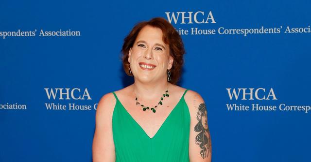 Amy Schneider attends the 2022 White House Correspondents' Association Dinner at Washington Hilton on April 30, 2022