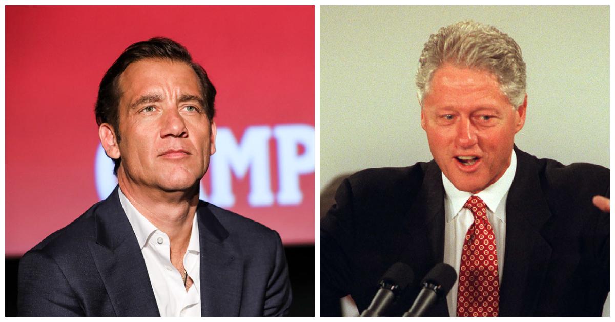 Clive Owen and Bill Clinton