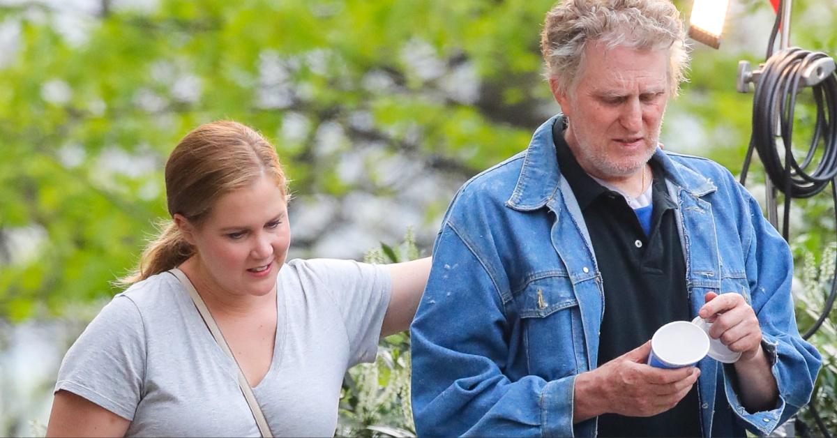 Michael Rapaport with Amy Schumer on the set of "Life & Beth" in New York City.