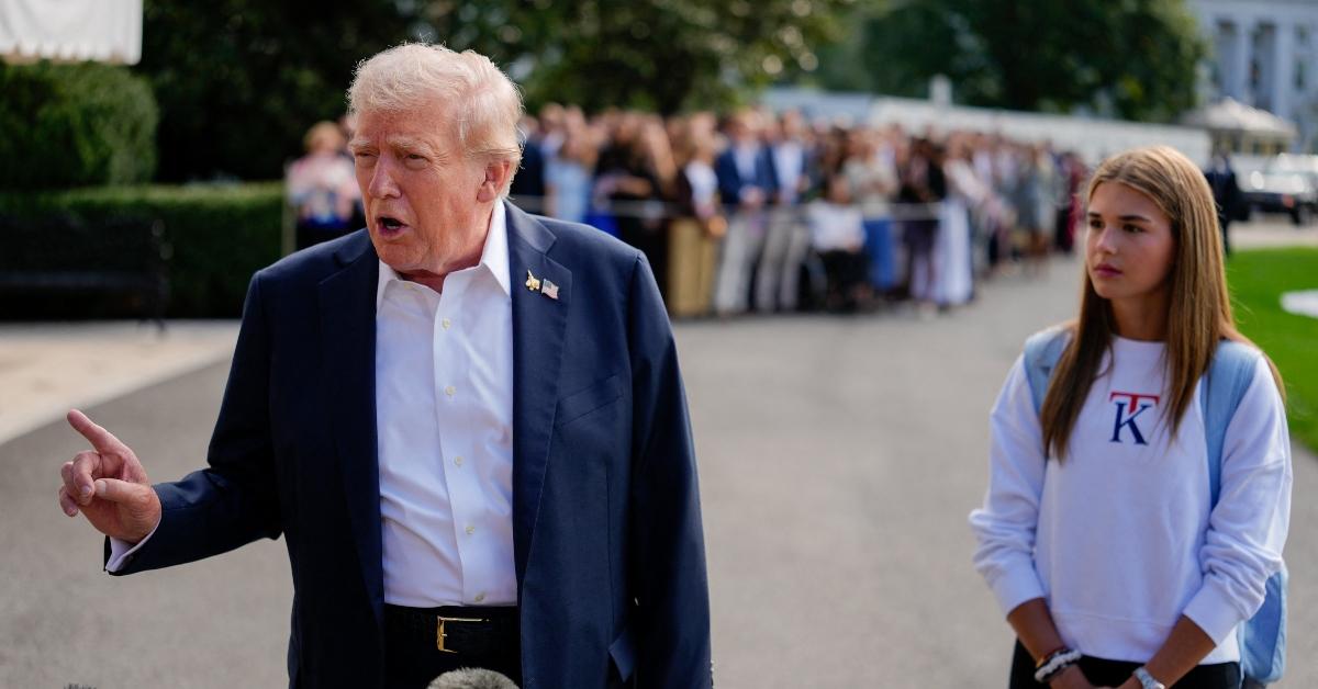 Donald Trump and Kai Trump